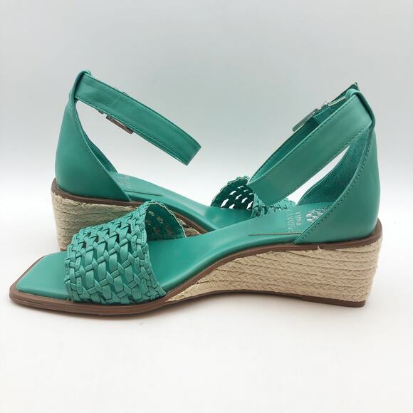 Vince Camuto Womens Bretandi Espadrille Wedge Heel Sandals Size 7.5 Ocean NIB - Picture 5 of 11